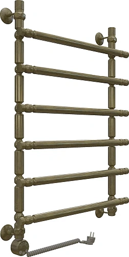 Полотенцесушитель электрический EWRIKA Медея B3 80х50 L, состаренная бронза 473278 Полотенцесушитель электрический EWRIKA Медея B3 80х50 L, состаренная бронза 473278