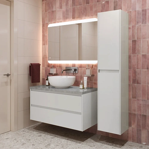 Тумба со столешницей и раковиной BelBagno KRAFT 80 kraft80bo-kepmgl-1077-set подвесная KRAFT80BO-KEPMGL-1077-SET Тумба со столешницей и раковиной BelBagno KRAFT 80 kraft80bo-kepmgl-1077-set подвесная KRAFT80BO-KEPMGL-1077-SET