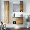 Комплект мебели STWORKI Карлстад 75 дуб рустикальный, роверелла, с отверстием для смесителя в столеш 427895