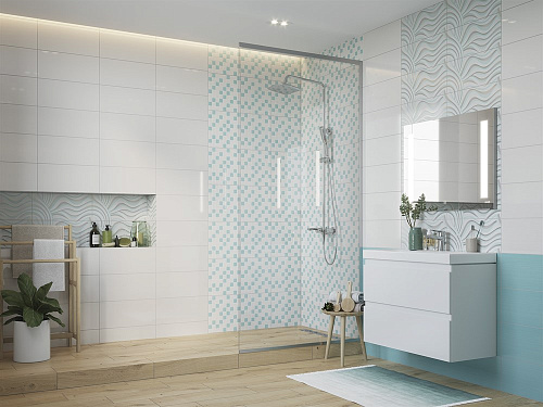 Мозаика Cersanit Tiffany голубой 30x30 TV2L041 Мозаика Cersanit Tiffany голубой 30x30 TV2L041