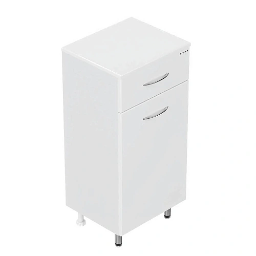 Тумба Onika Каприз 40 см 404013 напольный, белый, правый Тумба Onika Каприз 40 см 404013 напольный, белый, правый