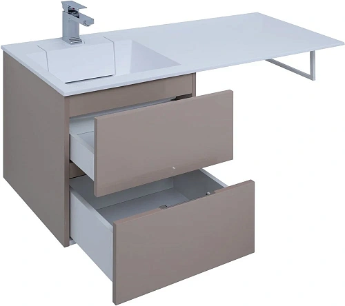 Тумба под раковину Aquanet Алвита 48 капучино 00243661 Тумба под раковину Aquanet Алвита 48 капучино 00243661