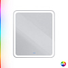 Картинка анонса товара «зеркало cezares multicolore с подсветкой rgb и сенсорным выключателем czr-spc-mc-700-800-rgb-tch 700x800x30»