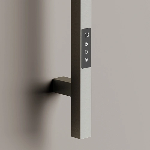 Полотенцесушитель электрический SANCOS Linn 150x3 SC13002BN I-образный брашированный никель Полотенцесушитель электрический SANCOS Linn 150x3 SC13002BN I-образный брашированный никель