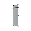 Картинка анонса товара «полотенцесушитель электрический allen brau infinity 120x44 с рейлингом и креплением, черный браш 003 00305020»