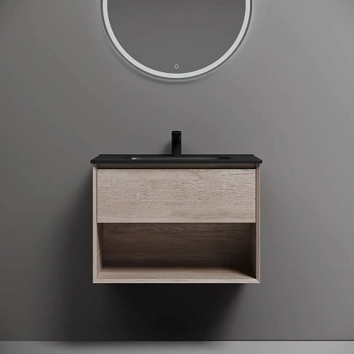 Тумба под раковину Sancos Marmi 1.0 MR1.070EG 690х445х520 дуб галифакс натуральный, подвесная Тумба под раковину Sancos Marmi 1.0 MR1.070EG 690х445х520 дуб галифакс натуральный, подвесная