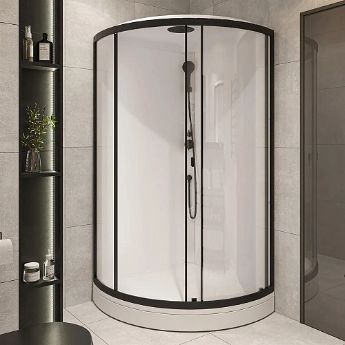 Душевая кабина STWORKI Хельсинки by Damixa Хельсинки HWHC-401-090BT 100x100, низкий поддон 562084 Душевая кабина STWORKI Хельсинки by Damixa Хельсинки HWHC-401-090BT 100x100, низкий поддон 562084