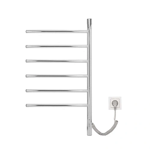 Полотенцесушитель электрический Vincea VTD-1S1CE 43x60, хром, таймер Полотенцесушитель электрический Vincea VTD-1S1CE 43x60, хром, таймер