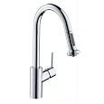 Смеситель для кухни Hansgrohe 220 с вытяжным душем, 2jet, Sbox 73863000, хром Смеситель для кухни Hansgrohe 220 с вытяжным душем, 2jet, Sbox 73863000, хром