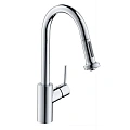 Смеситель для кухни Hansgrohe 220 с вытяжным душем, 2jet, Sbox 73863000, хром Смеситель для кухни Hansgrohe 220 с вытяжным душем, 2jet, Sbox 73863000, хром