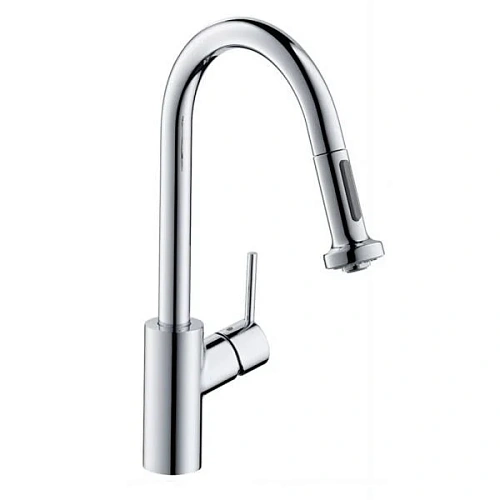 Смеситель для кухни Hansgrohe 220 с вытяжным душем, 2jet, Sbox 73863000, хром Смеситель для кухни Hansgrohe 220 с вытяжным душем, 2jet, Sbox 73863000, хром