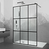 Картинка анонса товара «душевая перегородка rgw walk in wa-111b 1200 мм 411011112-84 черный, easy clean»