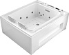 Картинка анонса товара «акриловая ванна gemy g9268 k 185x150 прямоугольная, универсальная, гидромассажная»