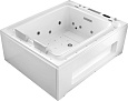 Детальная картинка товара «акриловая ванна gemy g9268 k 185x150 прямоугольная, универсальная, гидромассажная»