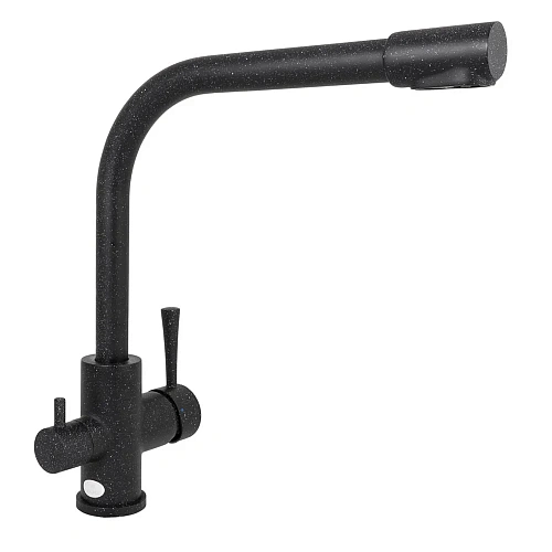 Смеситель для кухни Kaiser Merkur 26044-12 Black SandBeige черный мрамор под фильтр Смеситель для кухни Kaiser Merkur 26044-12 Black SandBeige черный мрамор под фильтр