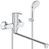 Смеситель для ванны GROHE Multiform с душевым гарнитуром New Tempesta II, хром (3270800A) Смеситель для ванны GROHE Multiform с душевым гарнитуром New Tempesta II, хром (3270800A)
