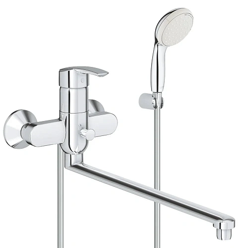 Смеситель для ванны GROHE Multiform с душевым гарнитуром New Tempesta II, хром (3270800A) Смеситель для ванны GROHE Multiform с душевым гарнитуром New Tempesta II, хром (3270800A)