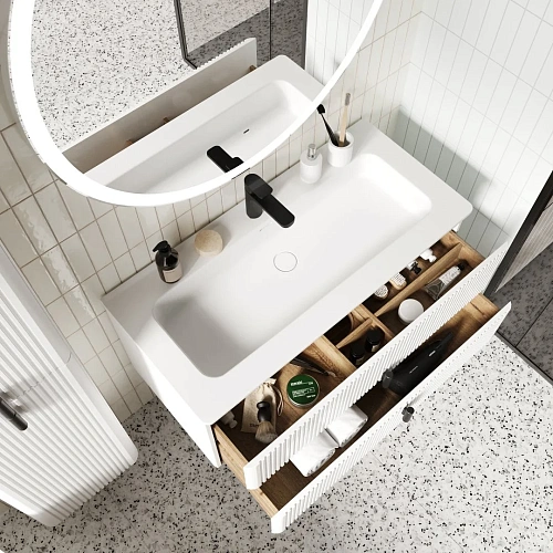 Тумба под раковину PRATO Бьянко т18-80 под раковину Прато 106 03-18080-16 00 БЕЛ белый матовый Тумба под раковину PRATO Бьянко т18-80 под раковину Прато 106 03-18080-16 00 БЕЛ белый матовый