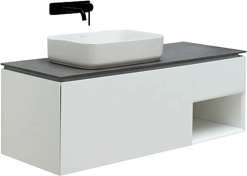 Тумба под раковину Allen Brau Infinity 120 1.21006.WM L белый матовый Тумба под раковину Allen Brau Infinity 120 1.21006.WM L белый матовый