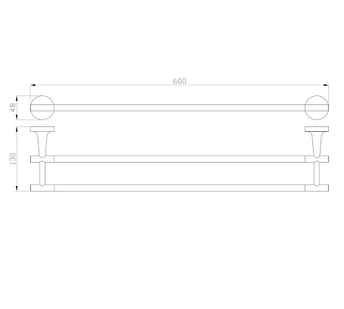 Полотенцедержатель Wonzon & Woghand хром (WW-6511) Полотенцедержатель Wonzon & Woghand хром (WW-6511)