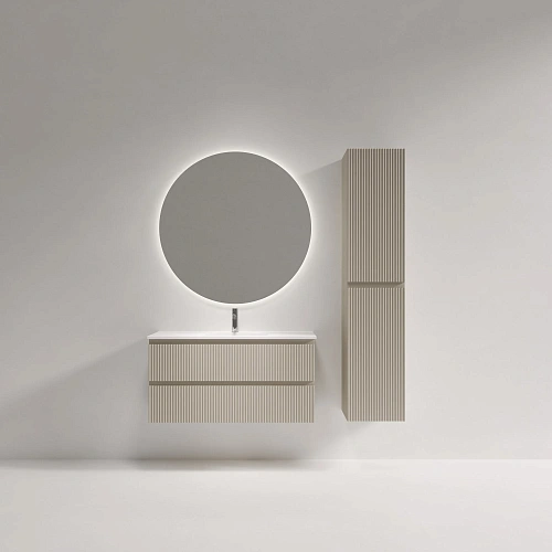 Тумба под раковину SANCOS Snob SNR100/39CE R 995х390х500 Beige Soft подвесная Тумба под раковину SANCOS Snob SNR100/39CE R 995х390х500 Beige Soft подвесная