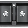 Кухонная мойка Granula 8101, ЧЁРНЫЙ, кварц 810х500 Кухонная мойка Granula 8101, ЧЁРНЫЙ, кварц 810х500