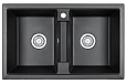 Кухонная мойка Granula 8101, ЧЁРНЫЙ, кварц 810х500 Кухонная мойка Granula 8101, ЧЁРНЫЙ, кварц 810х500