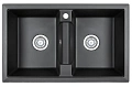 Кухонная мойка Granula 8101, ЧЁРНЫЙ, кварц 810х500 Кухонная мойка Granula 8101, ЧЁРНЫЙ, кварц 810х500