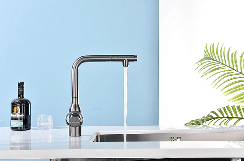 Смеситель для кухни Paulmark URBAN брашированная сталь Ur213104-BS Смеситель для кухни Paulmark URBAN брашированная сталь Ur213104-BS