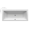 Акриловая ванна Ravak Formy 01 170x75 белая C691000000