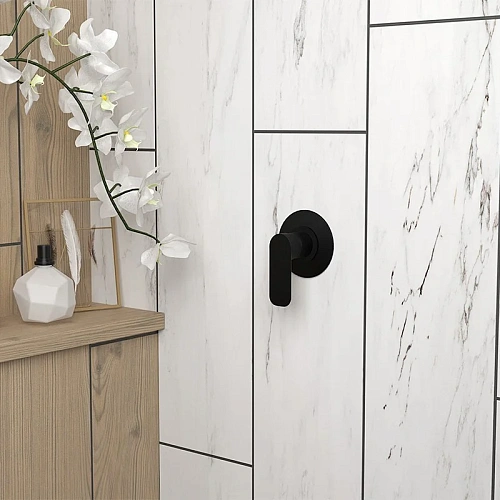 Смеситель для душа Paini Nove 09YO690 встраиваемый, чёрный Смеситель для душа Paini Nove 09YO690 встраиваемый, чёрный