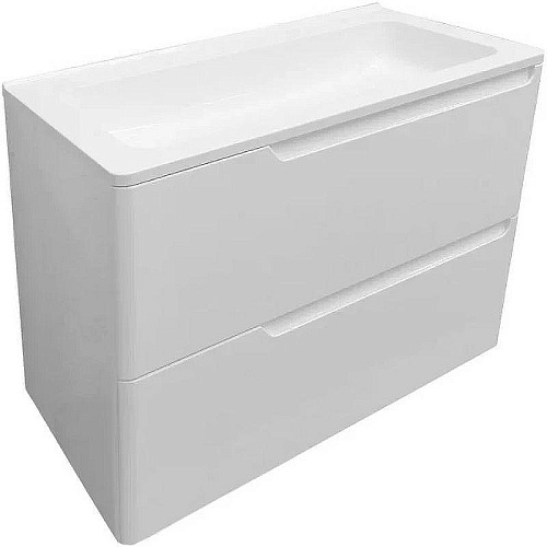 Тумба с раковиной Эстет Kare Luxe ФР-00007073 700х450 подвесная 2 ящика Тумба с раковиной Эстет Kare Luxe ФР-00007073 700х450 подвесная 2 ящика