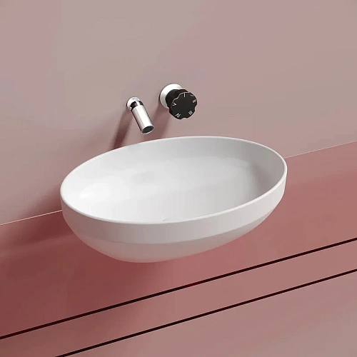 Раковина Ceramica Nova ELEMENT CN6056MW белый матовый накладная Раковина Ceramica Nova ELEMENT CN6056MW белый матовый накладная