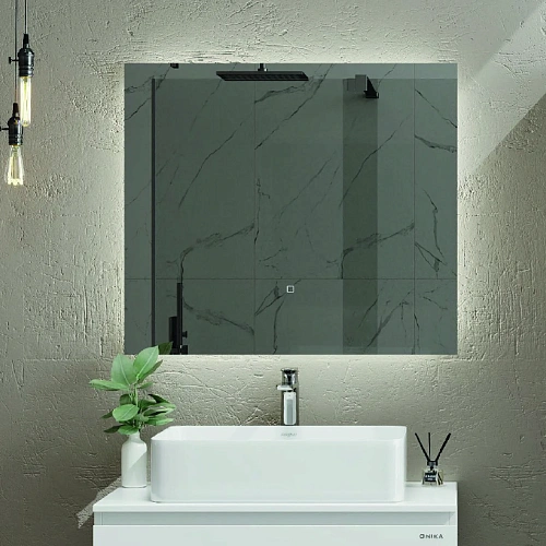 Зеркало Onika Люма 80 см 208098 с LED подсветкой Зеркало Onika Люма 80 см 208098 с LED подсветкой
