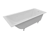 Ванна из искусственного камня Fontana Аура 1700x700 ФР-00018619 Solid Surface белый матовый