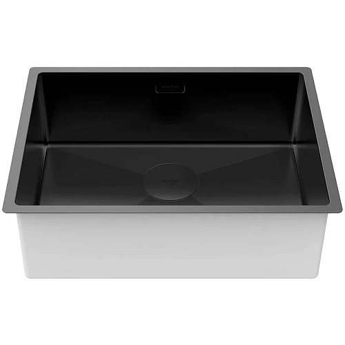 Кухонная мойка Paulmark NEXT 58 UNI, PM215844-MBN, матовый черный, 580х440мм 1,2мм Кухонная мойка Paulmark NEXT 58 UNI, PM215844-MBN, матовый черный, 580х440мм 1,2мм