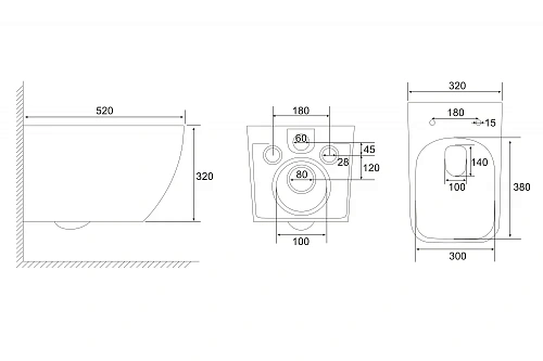 Унитаз подвесной ABBER Ultra AC1303 белый с ультратонким ободком Унитаз подвесной ABBER Ultra AC1303 белый с ультратонким ободком