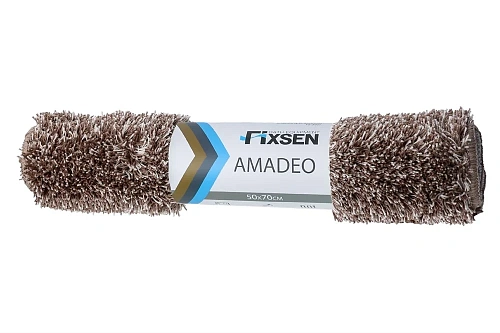 Коврик Fixsen Amadeo 1-ый,FX-3001I, коричневый, 50х70 см. Коврик Fixsen Amadeo 1-ый,FX-3001I, коричневый, 50х70 см.