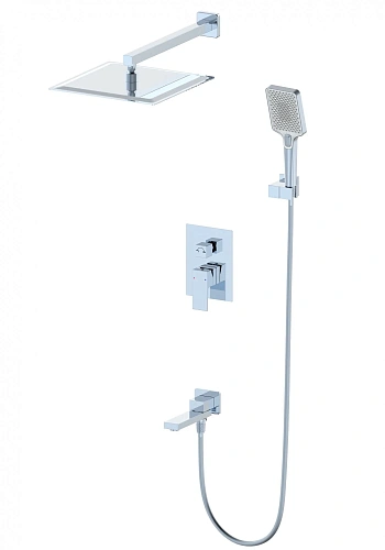 Душевая система Wonzon & Woghand встраиваемая, хром (WW-88939016-CR) Душевая система Wonzon & Woghand встраиваемая, хром (WW-88939016-CR)