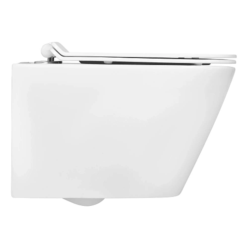 Унитаз подвесной Aquatek АЛЬФА 520 x 370 x 330 мм, тонкое сиденье с механизмом плавного закрывания Унитаз подвесной Aquatek АЛЬФА 520 x 370 x 330 мм, тонкое сиденье с механизмом плавного закрывания