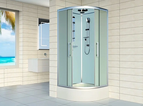 Душевая кабина Esbano EST-90CRM (ESKB90CRM) 90х90х210см со средним поддоном Душевая кабина Esbano EST-90CRM (ESKB90CRM) 90х90х210см со средним поддоном