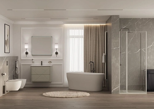 Тумба под раковину Allen Brau Paris 80 1.360001.WM белый матовый Тумба под раковину Allen Brau Paris 80 1.360001.WM белый матовый