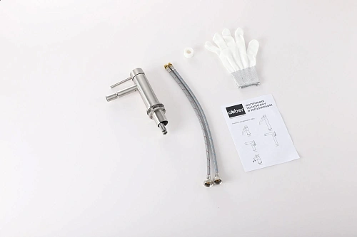 Смеситель для биде ABBER Wasser Kreis 316 AF8124BST сталь брашированная Смеситель для биде ABBER Wasser Kreis 316 AF8124BST сталь брашированная