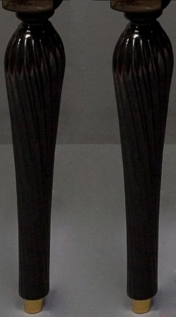 Ножки Boheme SPIRALE 45 см черные (пара) 848-B-45 Ножки Boheme SPIRALE 45 см черные (пара) 848-B-45