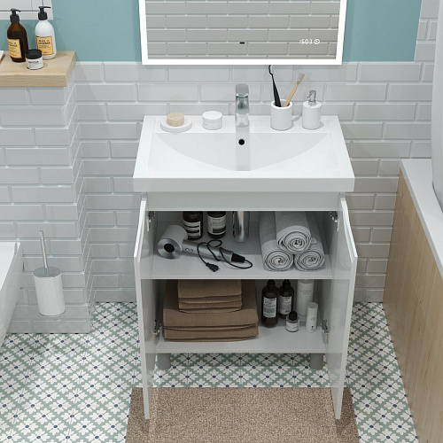 Тумба под раковину BRIZ Мальта т2-70 под раковину Фостер 365 03-02070-06 00 БЕЛ белый Тумба под раковину BRIZ Мальта т2-70 под раковину Фостер 365 03-02070-06 00 БЕЛ белый