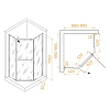 Душевой уголок RGW PA-091B 900x1000 мм 35089190-14 черный Easy Clean Душевой уголок RGW PA-091B 900x1000 мм 35089190-14 черный Easy Clean