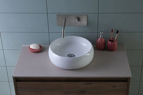 Раковина Aquanet Round-1 36 накладная ROUND-1 Раковина Aquanet Round-1 36 накладная ROUND-1