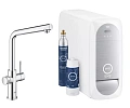 Смеситель для кухни GROHE Blue Home с функциями фильтрации, охлаждения и газирования водопроводной в 31454000 Смеситель для кухни GROHE Blue Home с функциями фильтрации, охлаждения и газирования водопроводной в 31454000