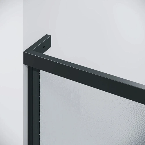 Душевая дверь GROSSMAN Pragma 100.K33.03.100.21.02 (100x195) черный матовый, стекло шиншилла Душевая дверь GROSSMAN Pragma 100.K33.03.100.21.02 (100x195) черный матовый, стекло шиншилла