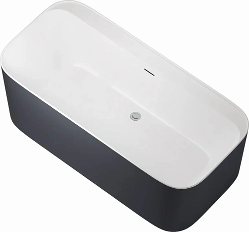 Акриловая ванна Allen Brau Infinity 170x80 2.21001.21/AM белый матовый(панель антрацит) Акриловая ванна Allen Brau Infinity 170x80 2.21001.21/AM белый матовый(панель антрацит)